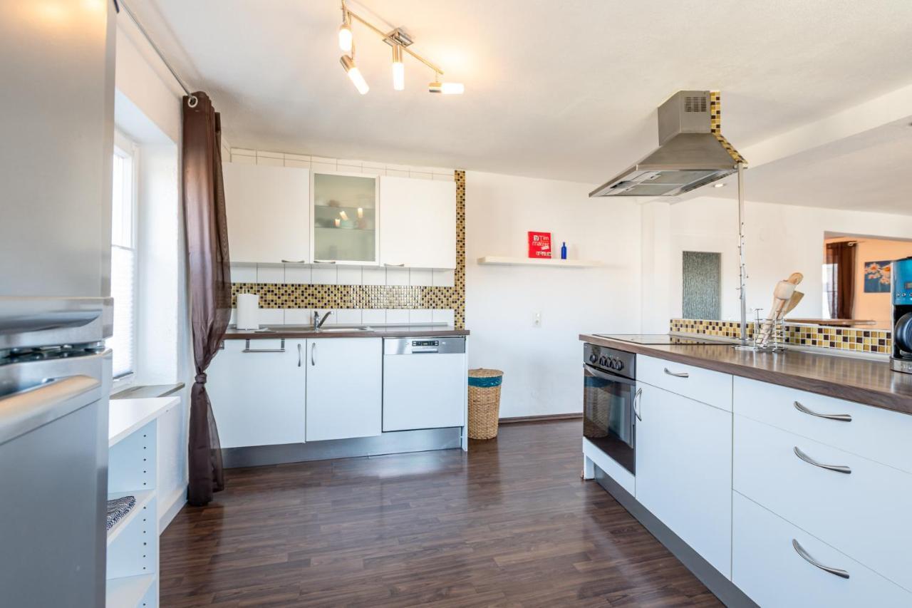 Ferienwohnung Fischach Bagian luar foto