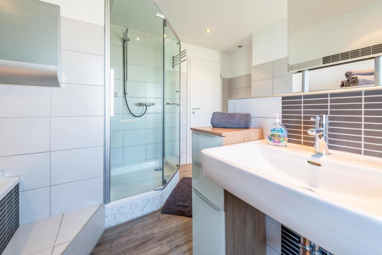 Ferienwohnung Fischach Bagian luar foto