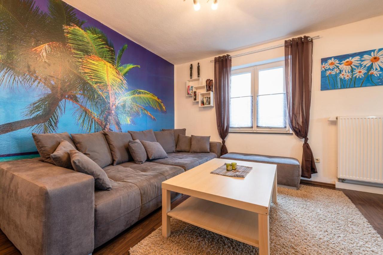 Ferienwohnung Fischach Bagian luar foto