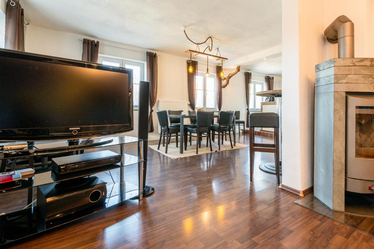 Ferienwohnung Fischach Bagian luar foto