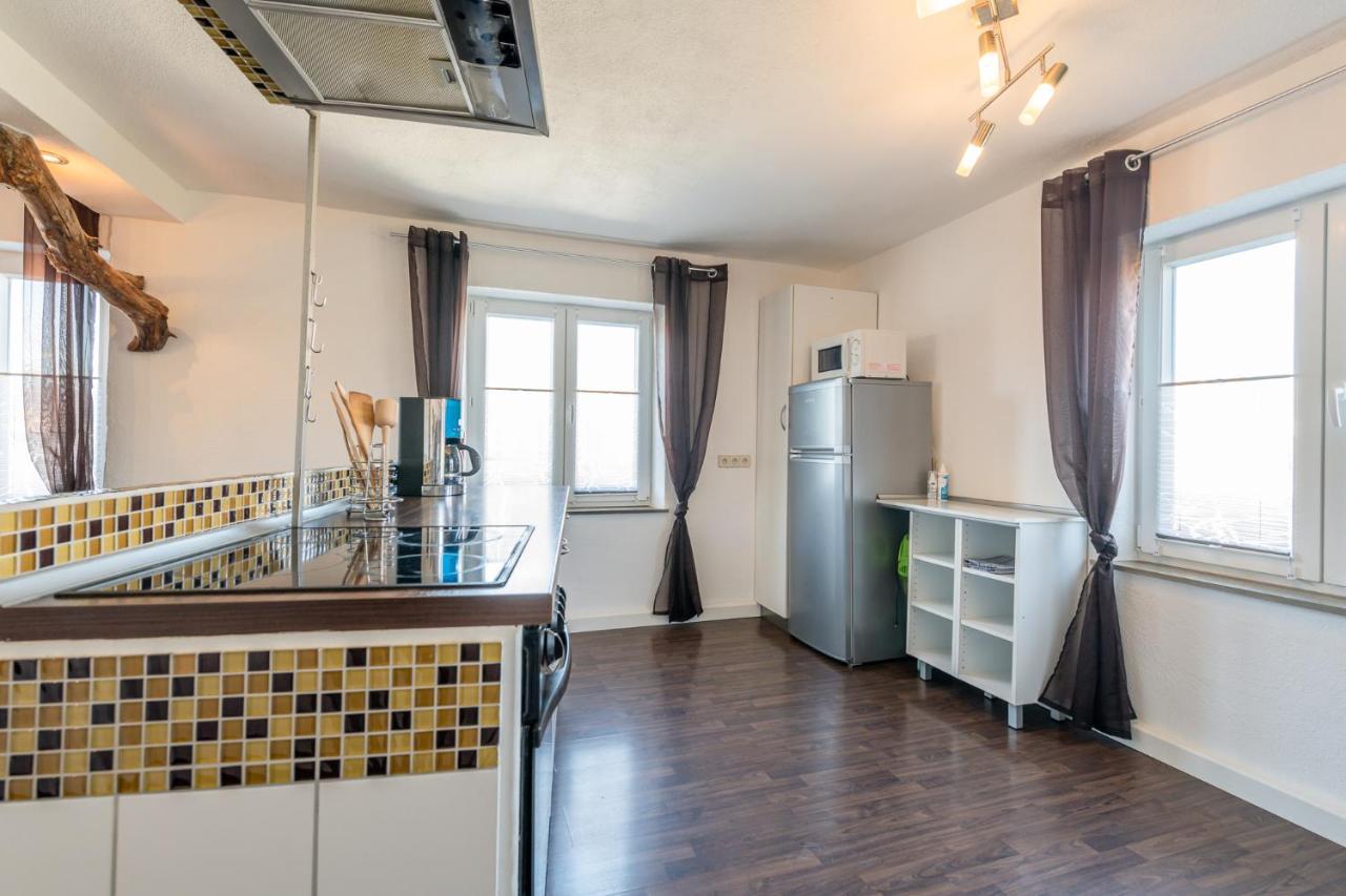 Ferienwohnung Fischach Bagian luar foto