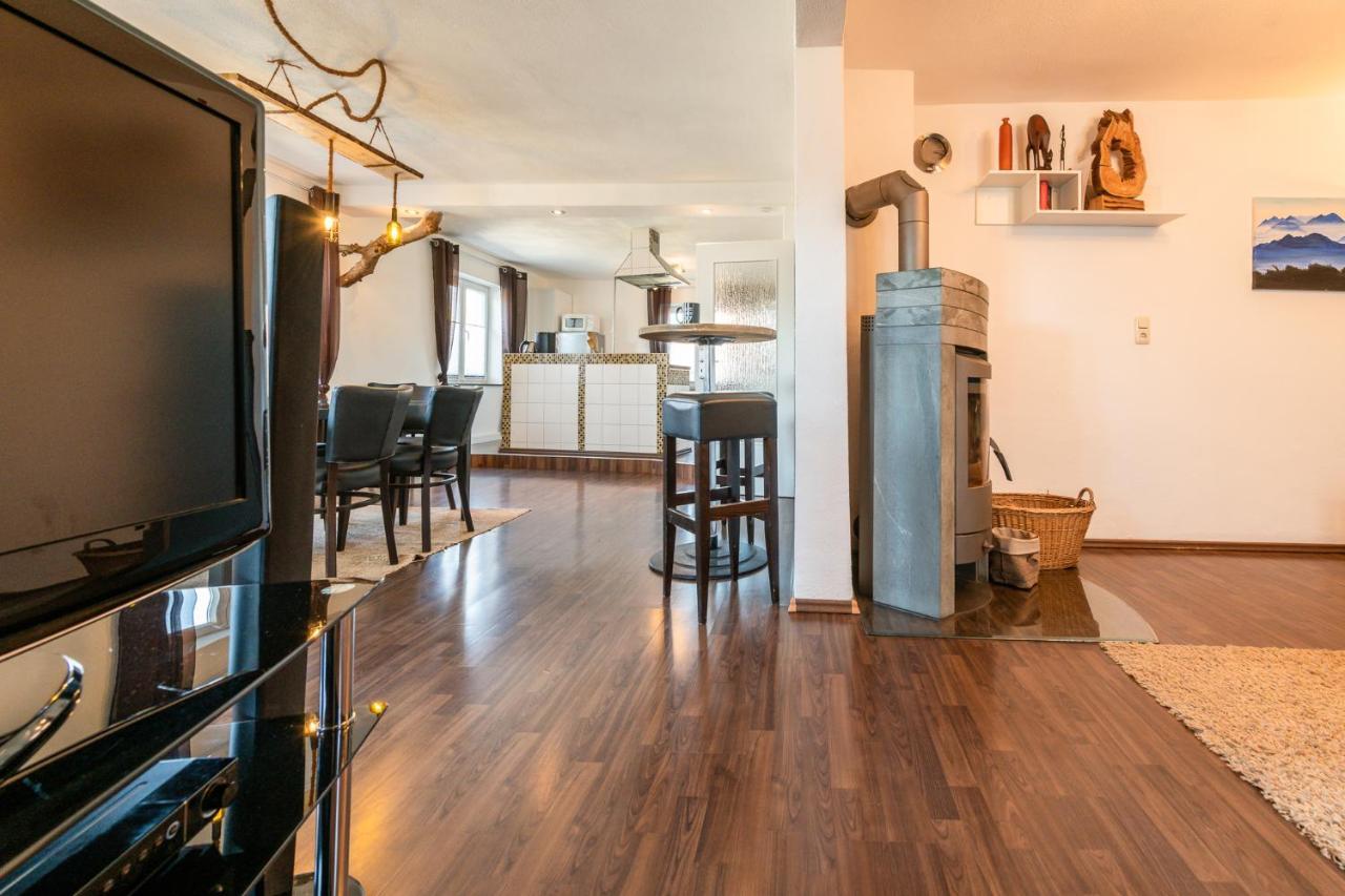 Ferienwohnung Fischach Bagian luar foto