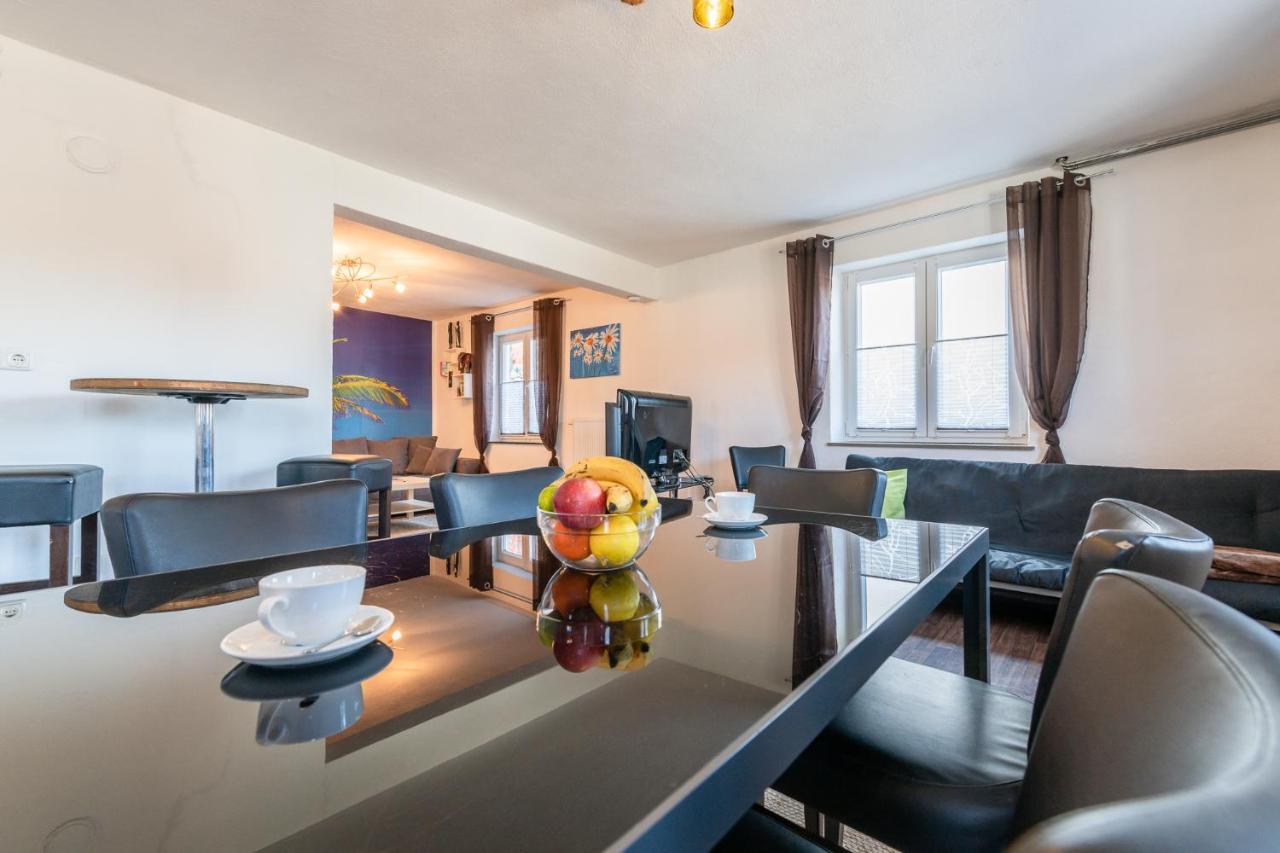 Ferienwohnung Fischach Bagian luar foto